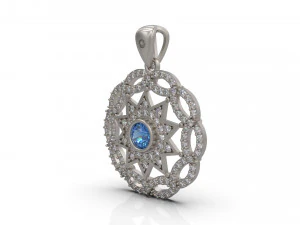 star pendant 08 3D Print Model