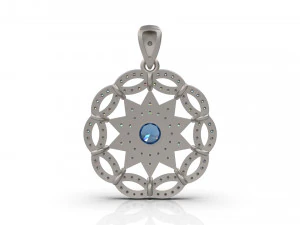 star pendant 08 3D Print Model