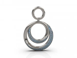 펜던트 8 3D 프린트 모델