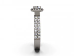 woman solitaire ring 31 3D Print Model