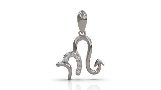 zodiac pendant 09 3D Print Model .c4d .max .obj .3ds .fbx .stl .blend 