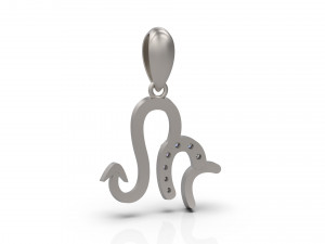 zodiac pendant 09 3D Print Model