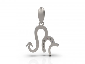 zodiac pendant 09 3D Print Model