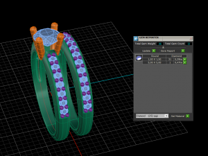 woman wedding solitaire ring 15 3D Print Model