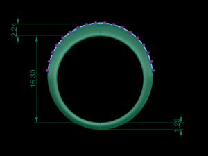 woman wedding solitaire ring 15 3D Print Model
