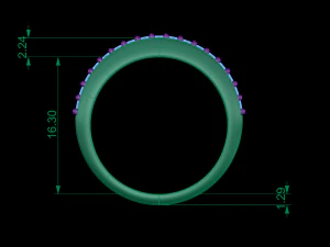 woman wedding solitaire ring 15 3D Print Model