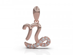 zodiac pendant 10 3D प्रिंट मॉडल