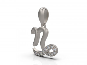 zodiac pendant 10 3D प्रिंट मॉडल
