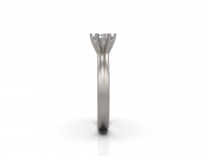 woman solitaire ring 32 Model Cetak 3D