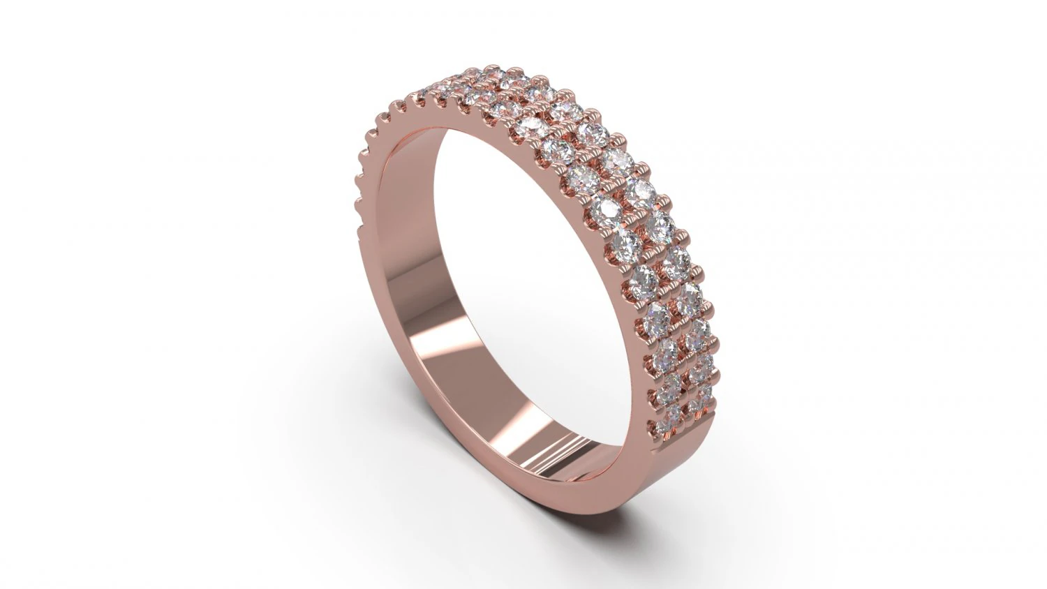 woman band ring 12 3D Print Model .c4d .max .obj .3ds .fbx .stl .blend
