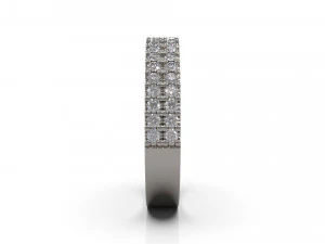 woman band ring 12 3D Print Model
