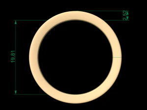 man band ring 10 3D Print Model