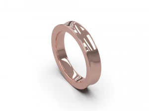 man band ring 12 3D Print Model