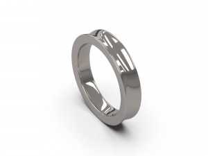 man band ring 12 3D 打印模型