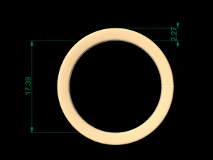 man band ring 12 3D Print Model