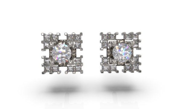 earring 01 3D 프린트 모델 .c4d .max .obj .3ds .fbx .stl .blend 