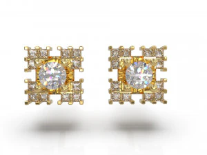 earring 01 3D Print Model