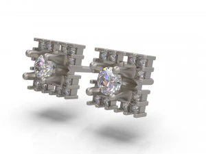 earring 01 3D Print Model