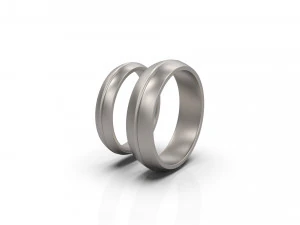 wedding ring man woman 3D Print Model