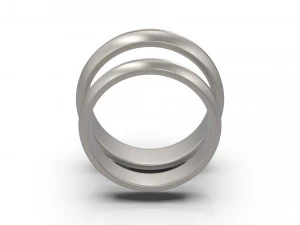 wedding ring man woman 3D Print Model