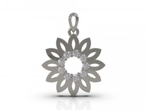 펜던트 12 3D 프린트 모델