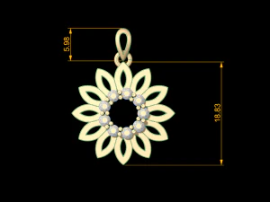 pendant 12 3D Print Model