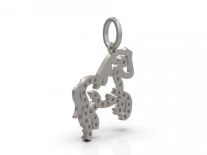 horse pendant 3D Print Model