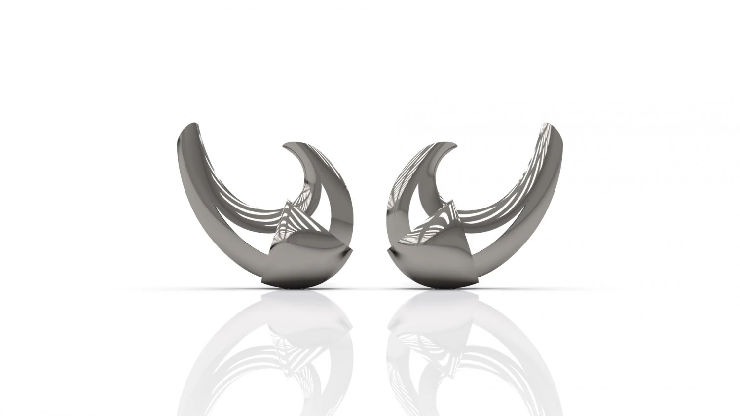 earring 02 3D Print Model .c4d .max .obj .3ds .fbx .stl .blend 
