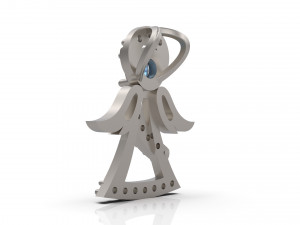 angel pendant 02 Model do druku 3D