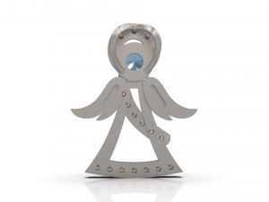angel pendant 02 Model do druku 3D