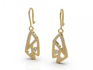 earring 04 3D Print Model