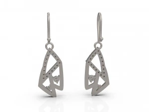 earring 04 3D Print Model