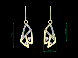 earring 04 3D 프린트 모델
