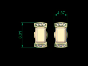 earring 05 3D Print Model