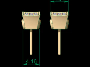earring 05 3D Print Model