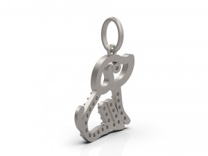 dog pendant 15 3D 프린트 모델