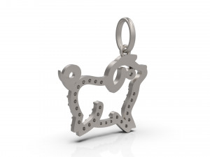 pig pendant 16 Model Cetak 3D