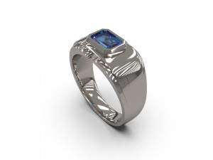 man signet ring 10 3D प्रिंट मॉडल