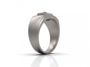 man signet ring 10 3D 프린트 모델