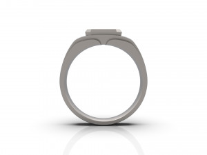 man signet ring 10 3D 프린트 모델