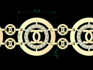 bracelet 02 3Dプリントモデル