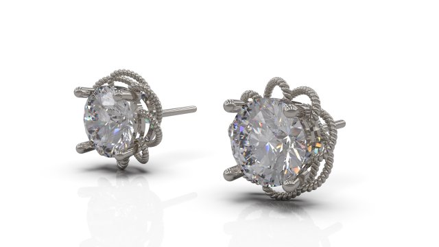 earring 12 3D 打印模型 .c4d .max .obj .3ds .fbx .stl .blend 