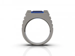 man signet ring 11 3D Print Model