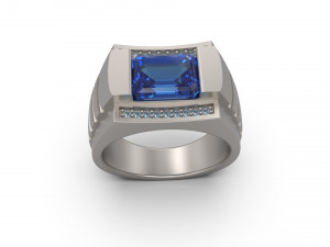 man signet ring 11 Modelo de impresión 3D