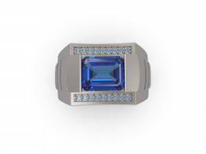 man signet ring 11 Modelo de impresión 3D