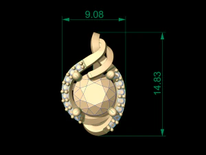 pendant 20 3D Print Model