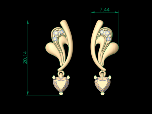 earring 14 3D-Druckmodell