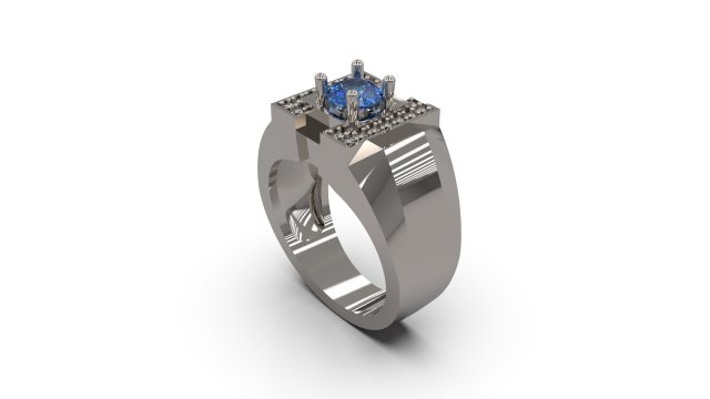 man signet ring 12 3D Принт Модель .c4d .max .obj .3ds .fbx .stl .blend 