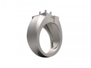 man signet ring 12 3D Принт Модель