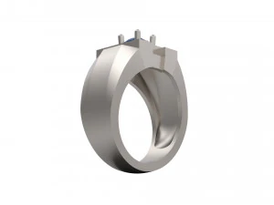 man signet ring 12 3D Print Model